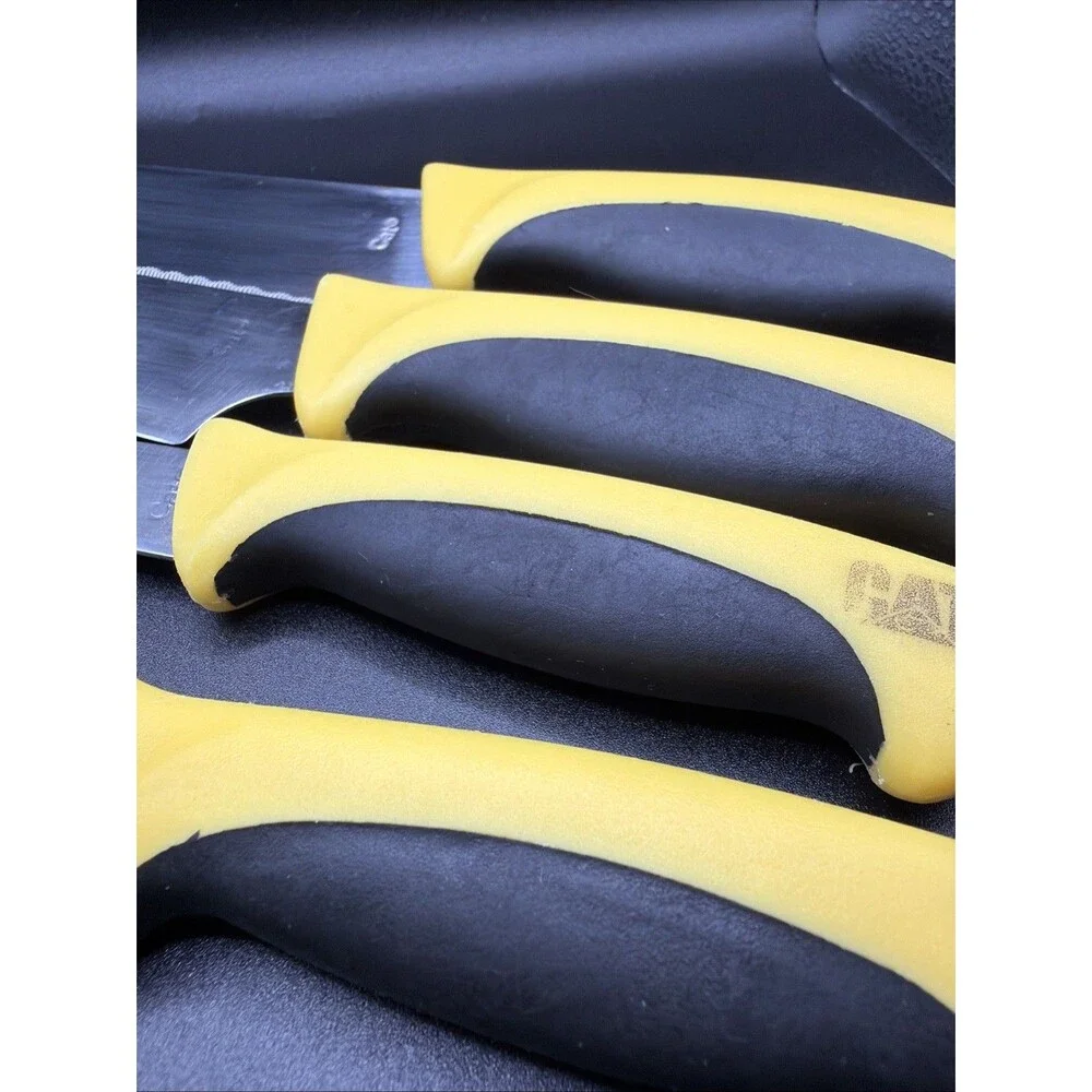 CAT Brand Kitchen Knives From Kutmaster. Butcher, Chef, Utility And Paring. Used